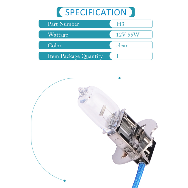 车用卤素大灯 H3 - 12V/24V 可选